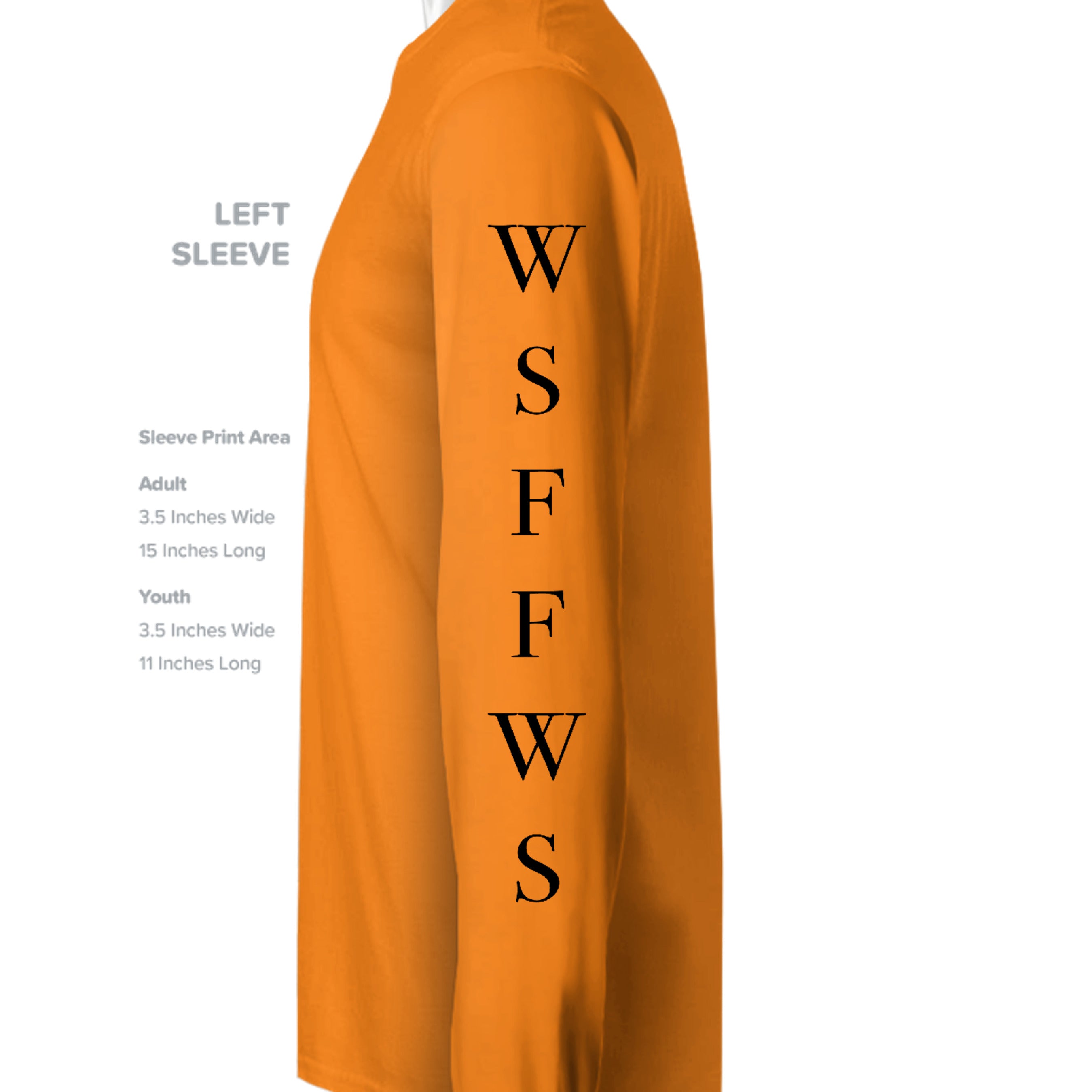 SAFETY ORANGE - N3165 - SLEEVE_LEFT
